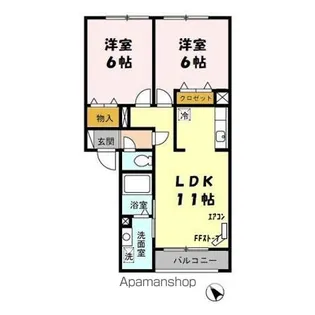 パートナーズハート【3階】の間取り